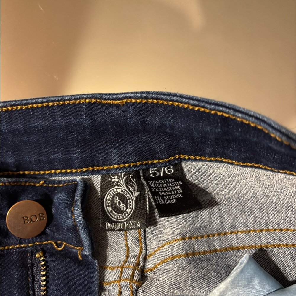Women's High Rise Jeans - Dark Blue